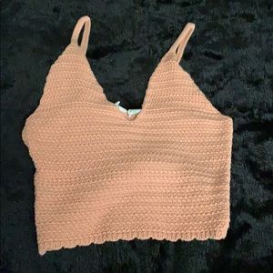 Crochet crop top
